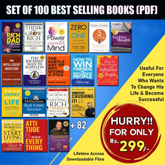 100+ English eBooks Bundle PDF – Lifetime Access Digital Library | Self-Help, Business, Finance & More